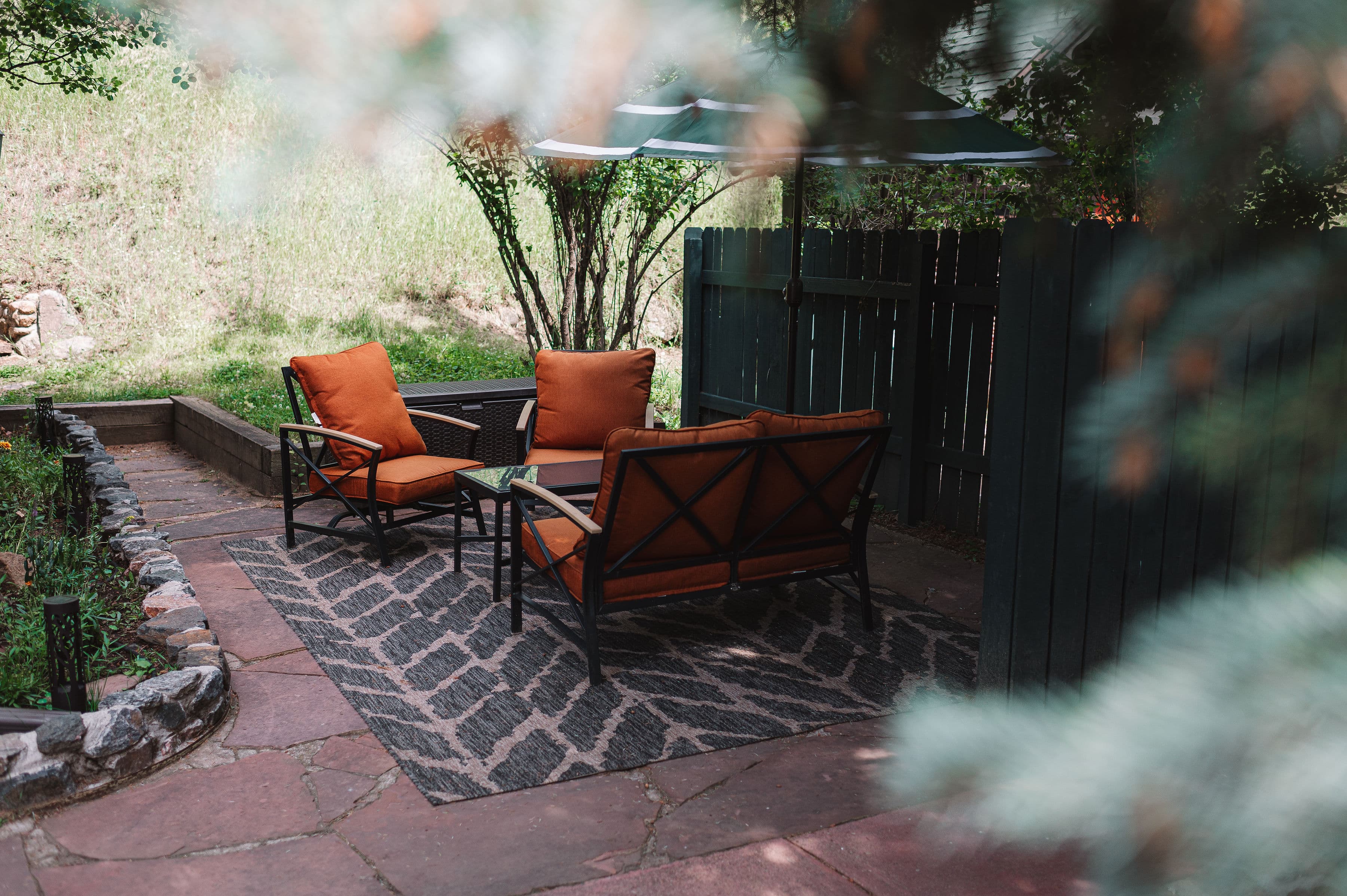 Outdoor sitting area