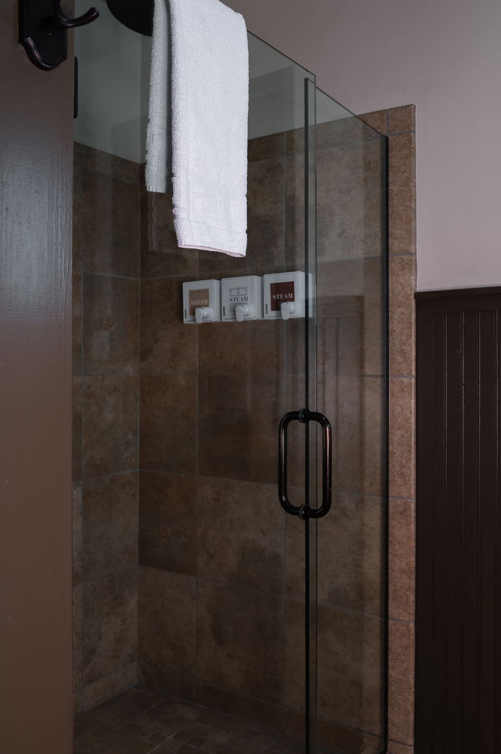 oversized rainfall shower